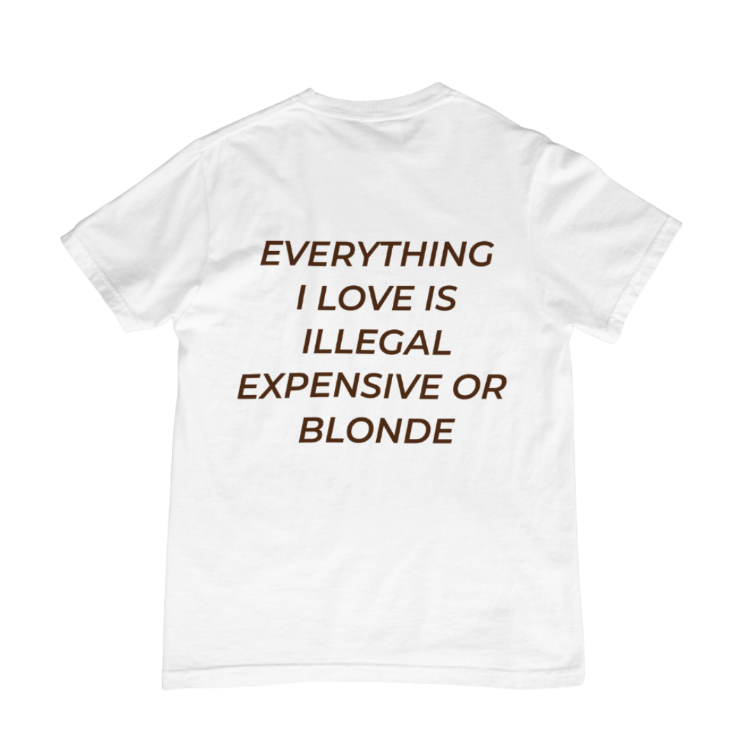 Everything I Love (Back) Tee