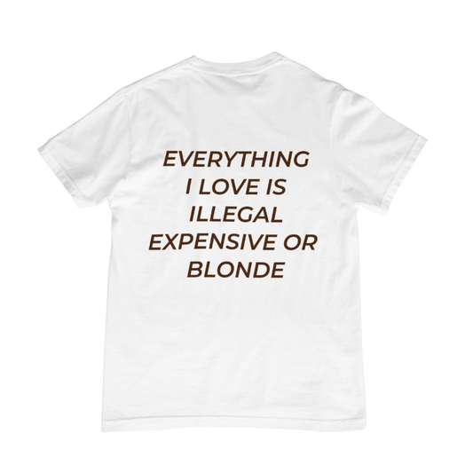 Everything I Love (Back) Tee