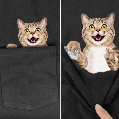 Kitty Treat Pocket Tee